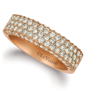 image of Le Vian Nude Diamond Band (1-1/5 ct. t.w.) in 14k Rose Gold
