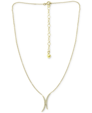 image of Giani Bernini Cubic Zirconia Double Curve 16