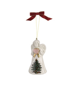 Spode Angel Ornament In Multi