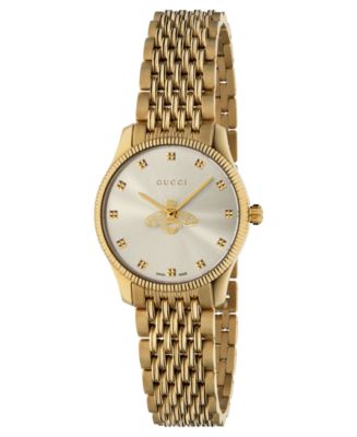 Gucci G-Timeless Gold PVD Stainless Steel Bracelet Watch 29mm - Macy's