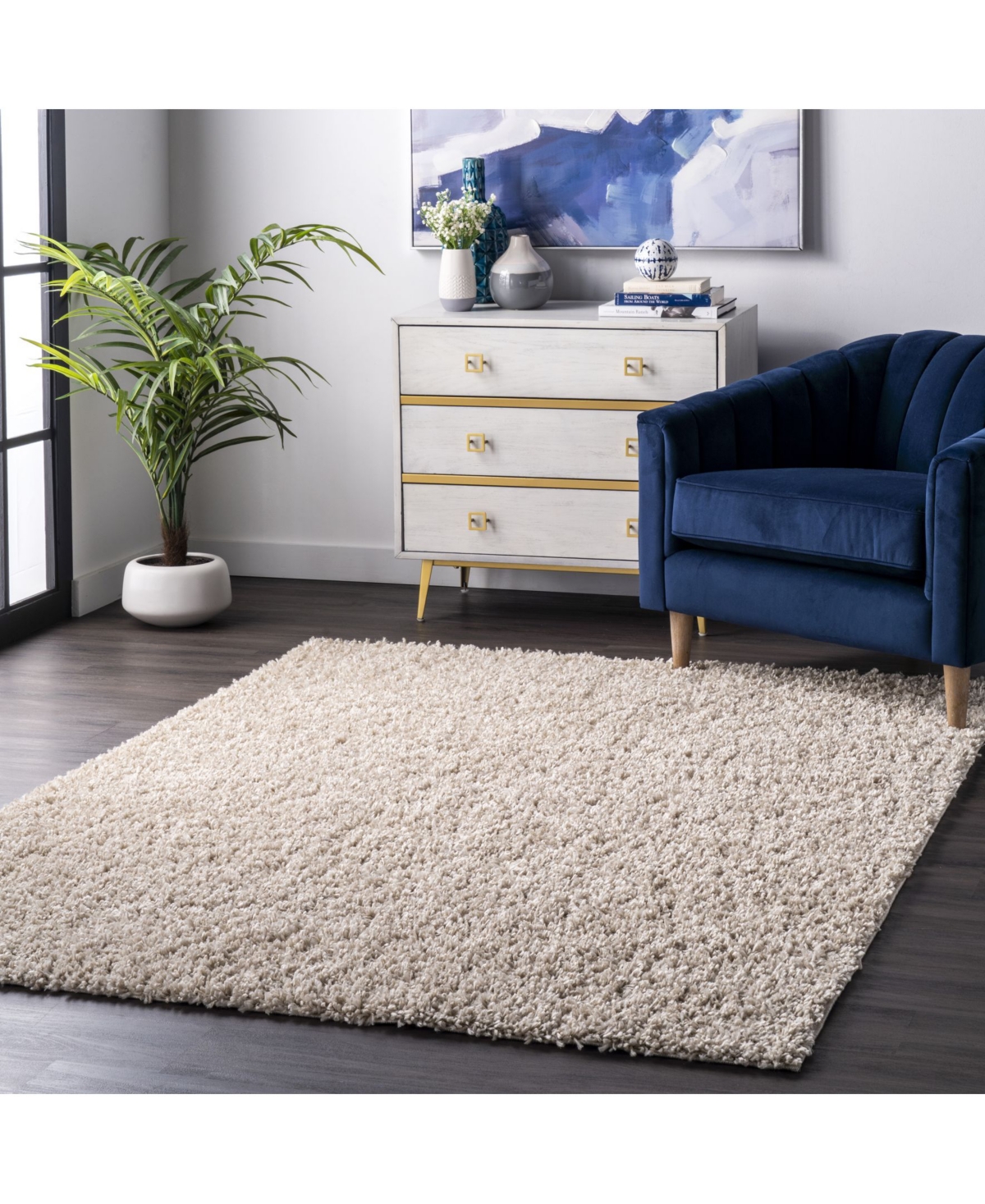 nuLoom Kara KKBX01DArea Rug - Beige
