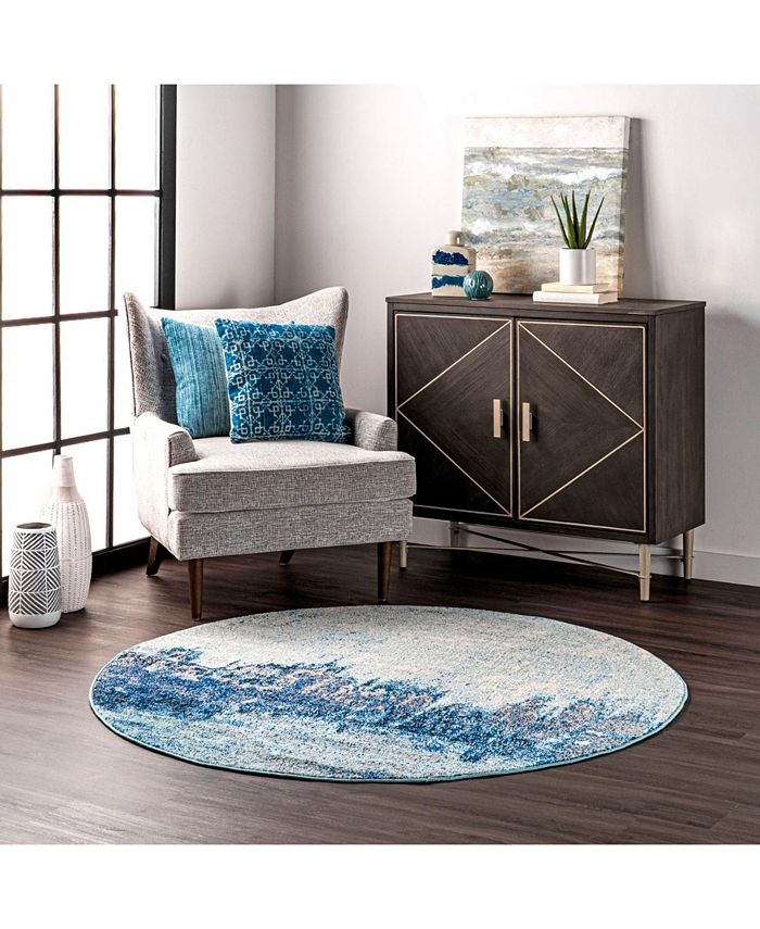 nuLoom Alayna RZBD51A Blue 3' x 5' Area Rug Macy's