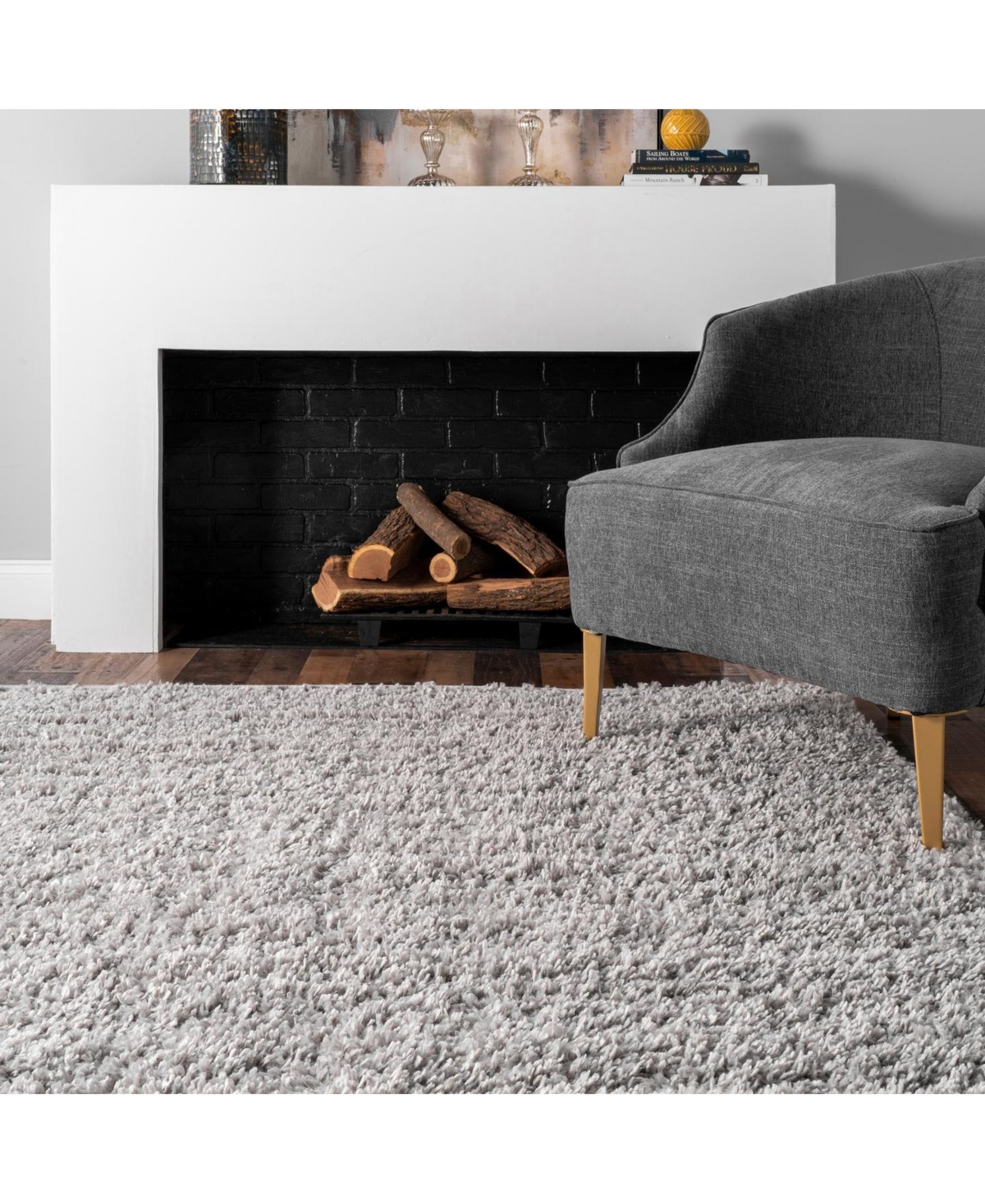 nuLoom Kara KKBX01BArea Rug - Gray