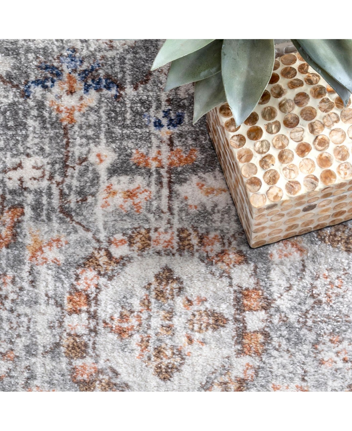 nuLoom Jacquie RZAB07CArea Rug - Silver