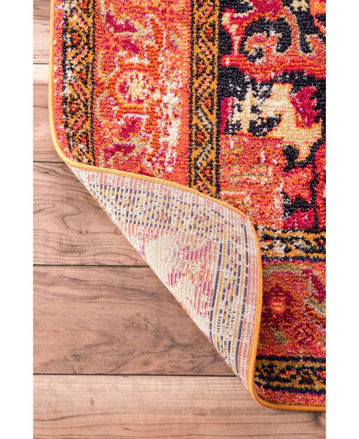 nuLoom Mackenzie KKCB10BArea Rug - Orange