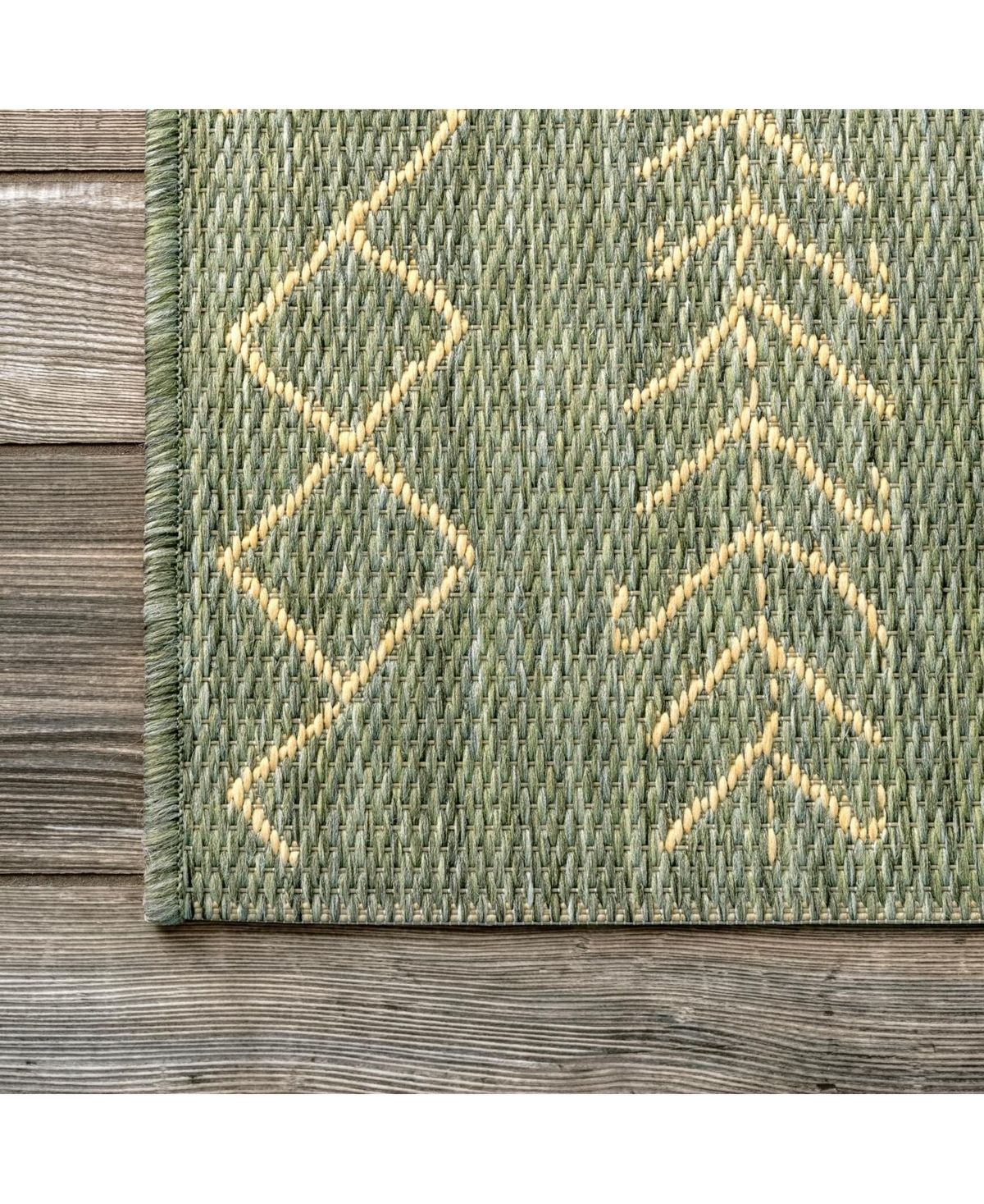 nuLoom Serna OWDN23EOutdoor Area Rug - Sage