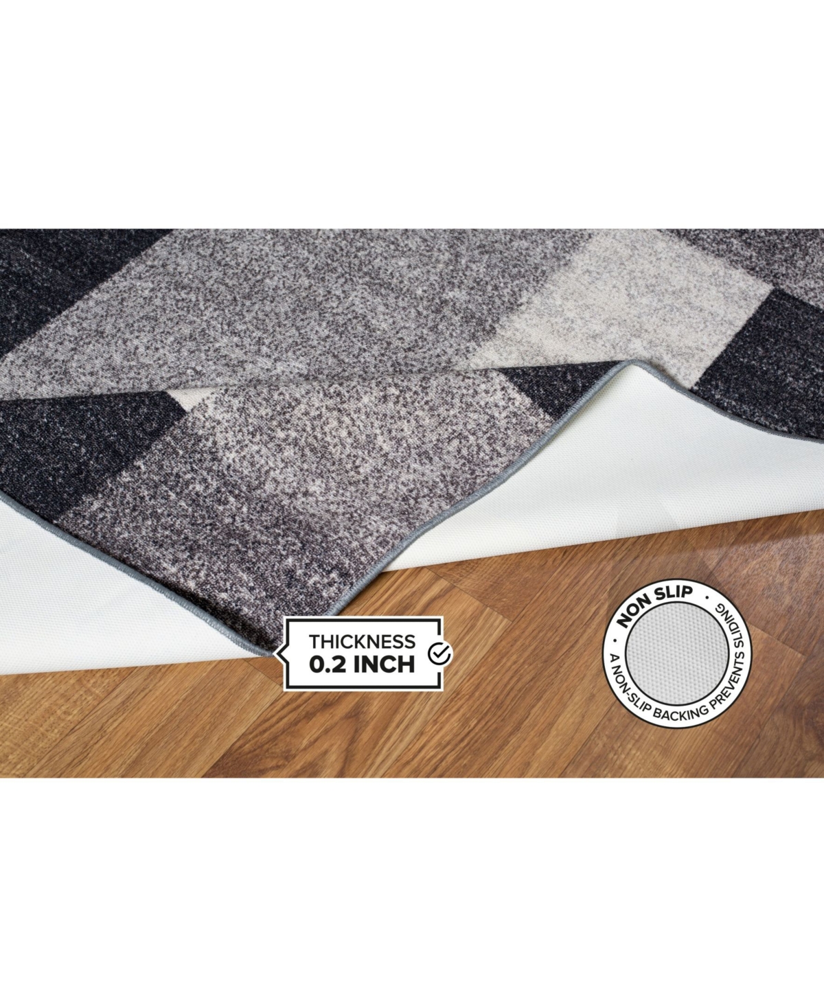 Main Street Rugs Laicos 506Area Rug - Gray