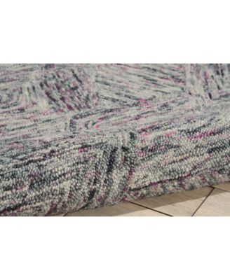 Interlock LNK01 Gray 3'9" x 5'9" Area Rug