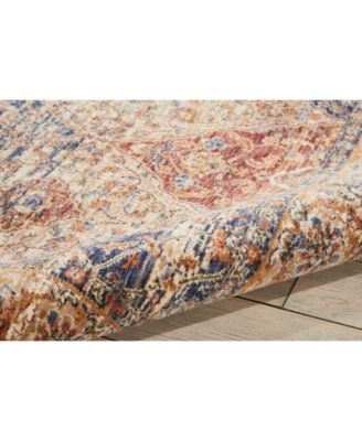 CLOSEOUT! Nomad NMD03 Ivory and Pink 2'3" x 8' Runner Rug