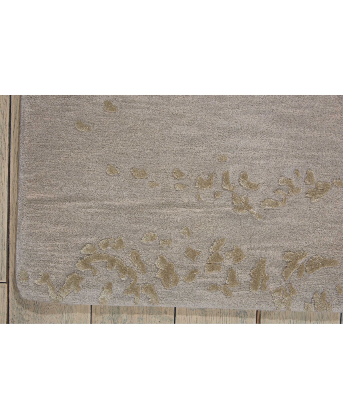 Nourison Home Opaline OPA08 Silver 3'9" x 5'9" Area Rug