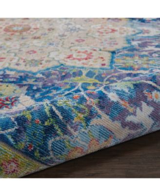 Ankara Global ANR03 Blue 5'3" x 7'6" Area Rug