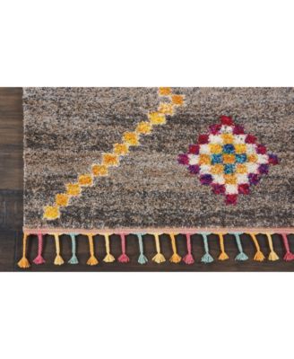 CLOSEOUT! Nomad NMD04 Aqua 8'10" x 12' Area Rug