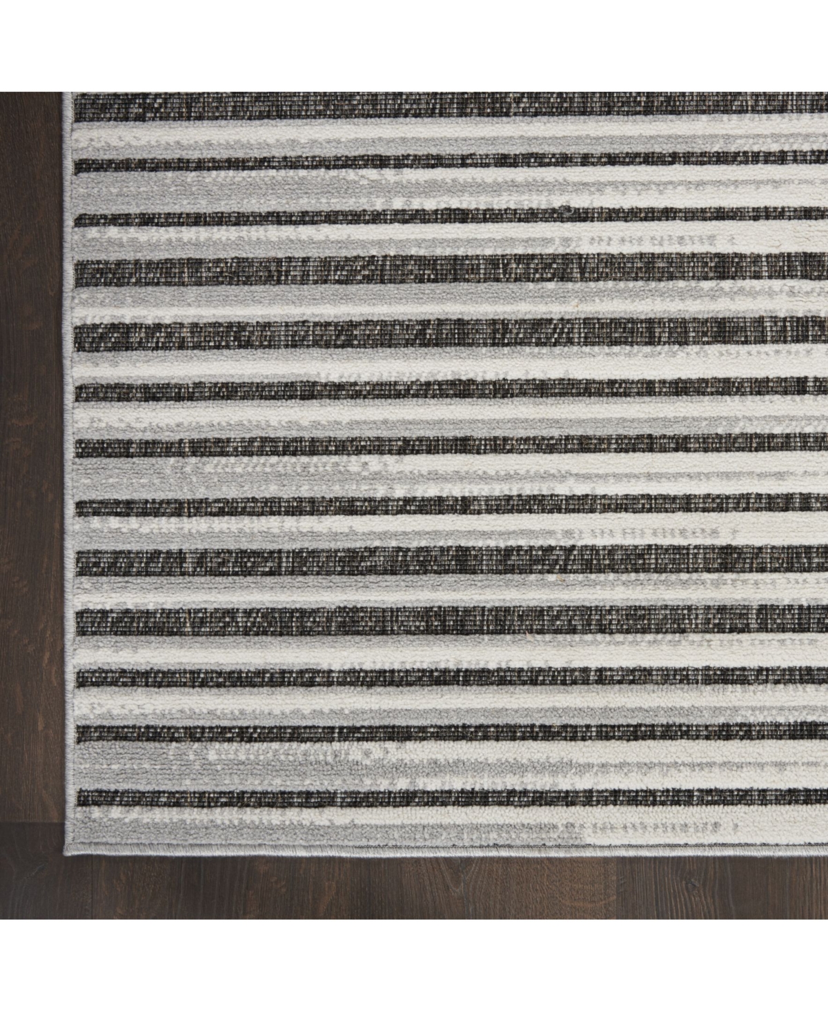 Nourison Home Key Largo KLG01 Onyx 7'10" x 9'10" Outdoor Area Rug
