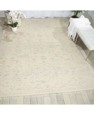 Elan ELN01 Ivory 5'6" x 8' Area Rug