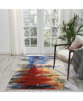 Nourison Home Chroma Crm05 Crimson Rug