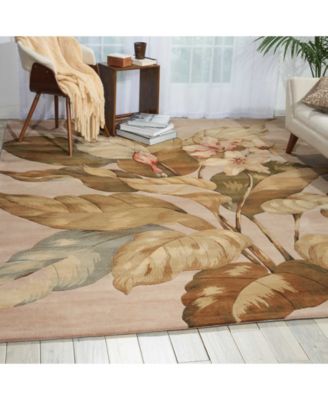 Tropics TS04 Beige 7'6" x 9'6" Area Rug
