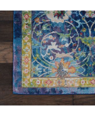 Ankara Global ANR03 Blue 5'3" x 7'6" Area Rug
