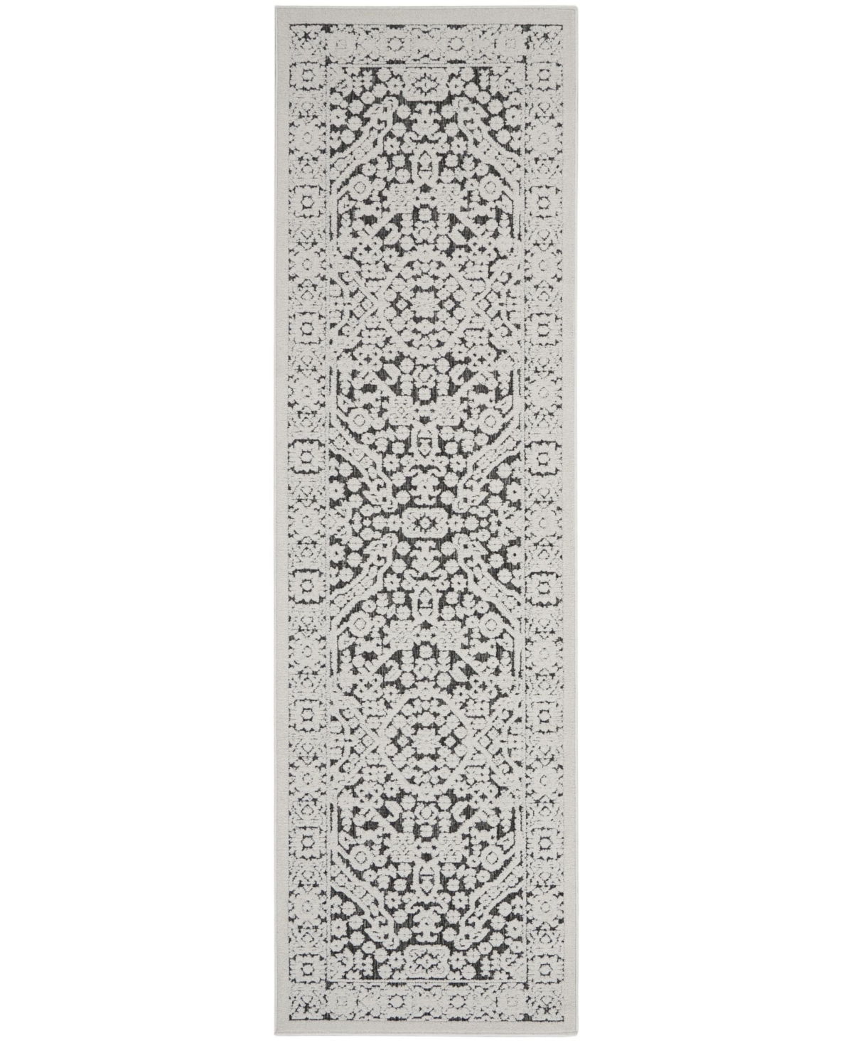 Nourison Home Key Largo KLG04 Onyx 2'2" x 7'6" Runner Rug