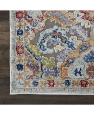 Ankara Global ANR12 Gray and Multi Rug