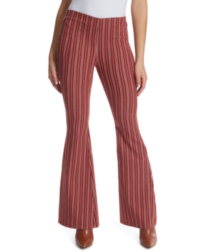 image of Ella Moss Striped Flared Jeans