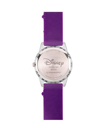 ewatchfactory - Disney Frozen 2 Elsa and Anna Girls' Clear Plastic Time Teacher Watch 32mm