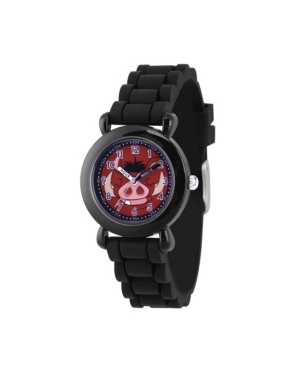 Ewatchfactory Kids' Disney Lion King Timon Boys' Black Plastic Watch 32mm