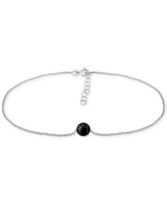 Aventurine Ankle Bracelet (Also in Cultured Freshwater Pearl, Onyx, Howlite, Sodalite)