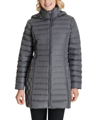 Michael Kors Women's Hooded Packable Down Puffer Coat, Created for Macy's Reviews - Coats & Jackets - Women - Macy's