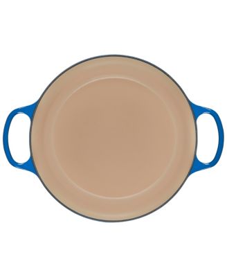 Signature Enameled Cast Iron 7.25-Quart Round Dutch Oven