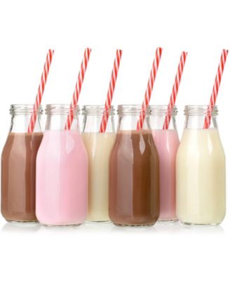 California Home Goods - Glass Milk Bottles