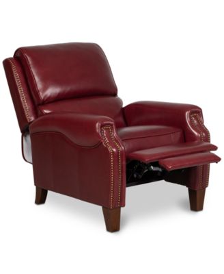 Arianlee Leather Push Back Recliner