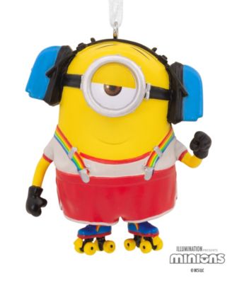 Hallmark - Minions: The Rise of Gru Stuart the Minion Roller Skating Christmas Ornament