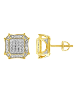 image of Men-s Diamond (1/3 ct.t.w.) Earring in 10K Yellow Gold