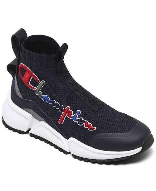 Champion Big Kids Rally Future Mid Casual Sneakers From Finish Line Reviews Finish Line Athletic Shoes Kids Macy S