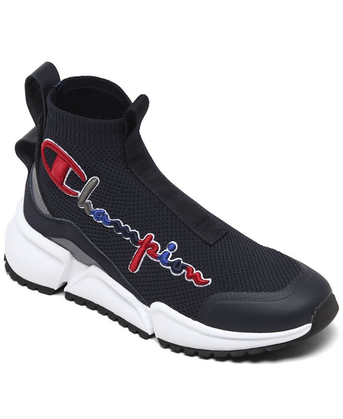 Champion Big Kids Rally Future Mid Casual Sneakers from Finish Line ...