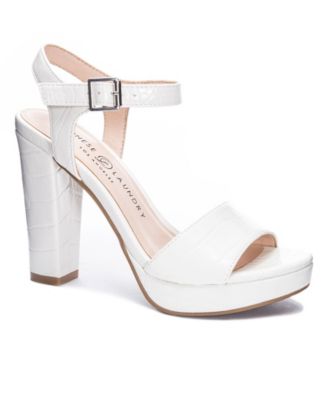 madden girl siren rhinestone platform sandals