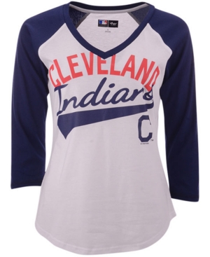G-iii Sports Cleveland Indians Its A Game Raglan T-Shirt