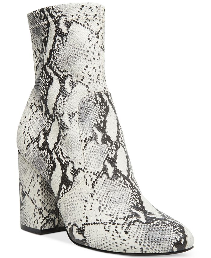Madden girl snakeskin 2025 booties