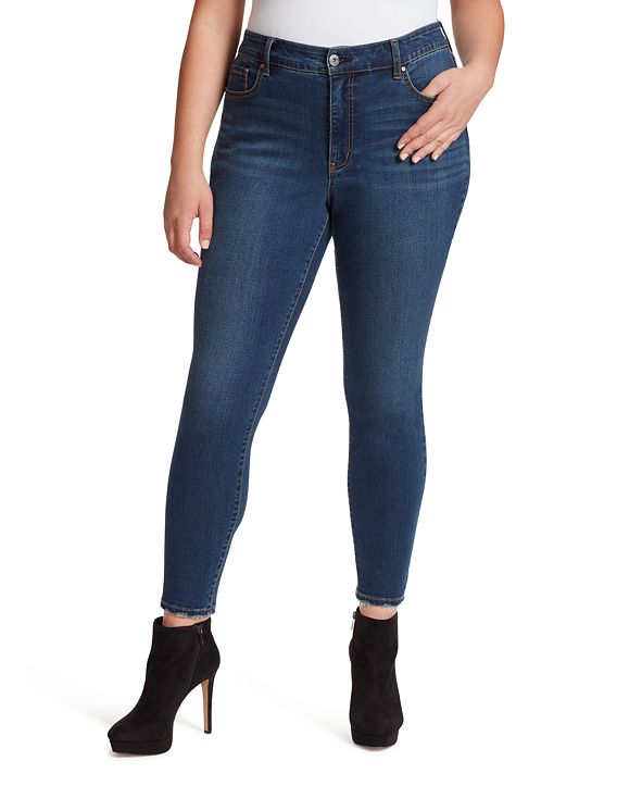 Jessica Simpson Trendy Plus Size Adored Skinny Jeans & Reviews - Trendy ...