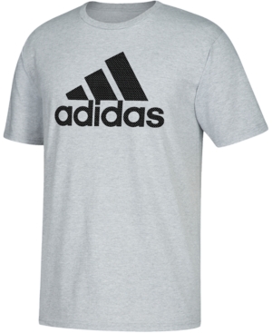 Adidas Originals Adidas Men's Logo T-shirt In Medium Grey Heather