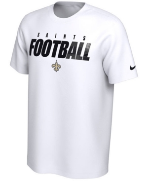 Nike New Orleans Saints Men's Dri-Fit Cotton Football All T-Shirt