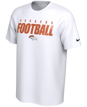 Nike Denver Broncos Men's Dri-Fit Cotton Football All T-Shirt
