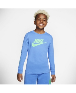 image of Nike Sportswear Big Boys Futura Long Sleeves T-shirt