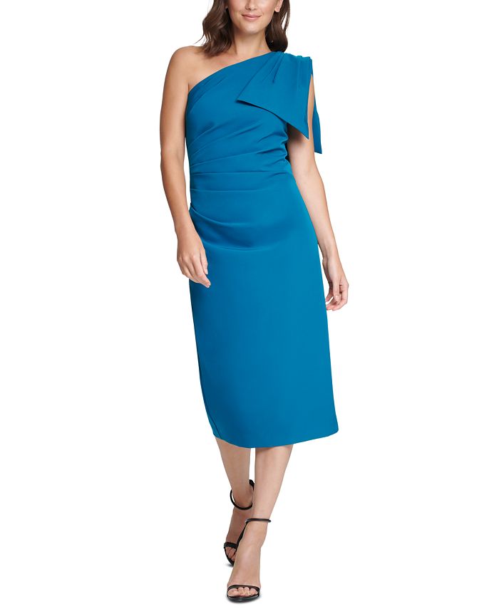 Eliza j one 2025 shoulder sheath dress