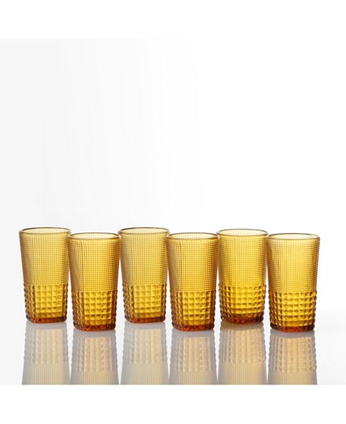 Fortessa Malcolm Ice Beverage Glasses Set Of 6 Reviews Glassware Drinkware Dining Macy S