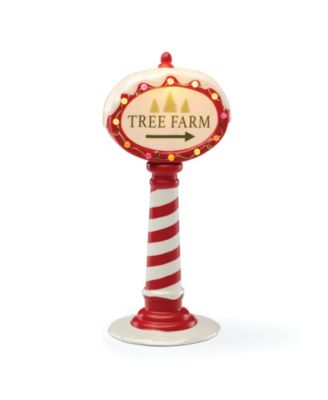 Lenox Light-Up Tree Farm Sign - Macy's