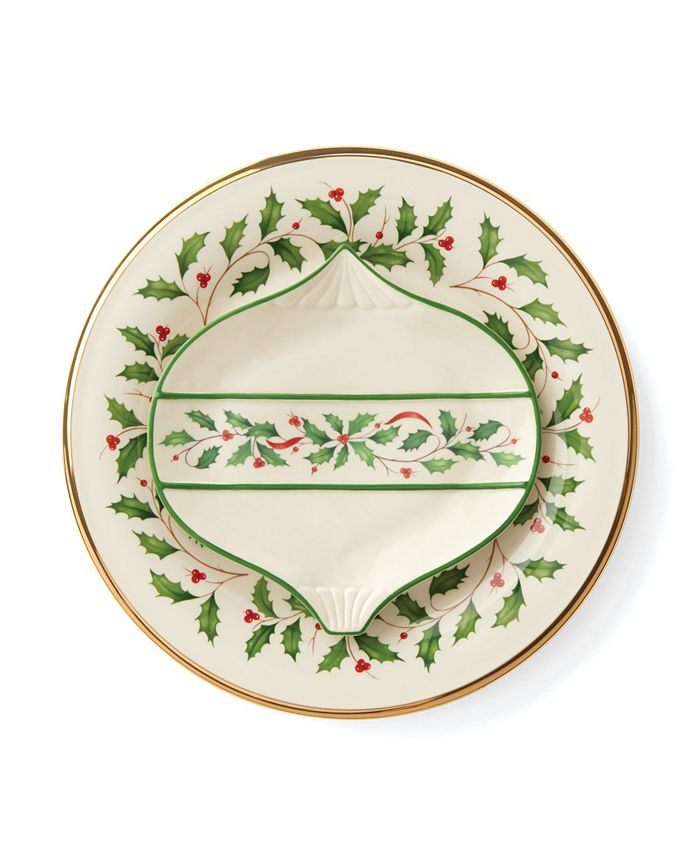 Lenox Holiday Ornament Accent Plate & Reviews Fine China Macy's