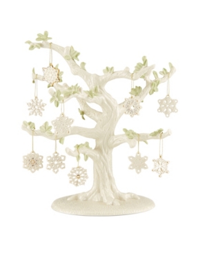 Lenox Snowflake 10-piece Ornament & Tree Set In Multi And No Color