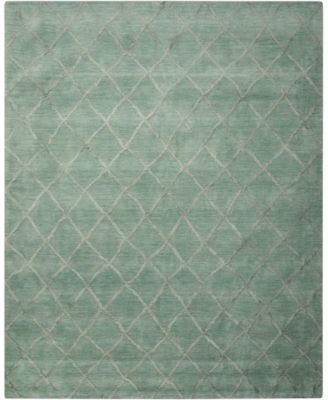 Lunette LNT01 Aqua 8' x 10' Area Rug
