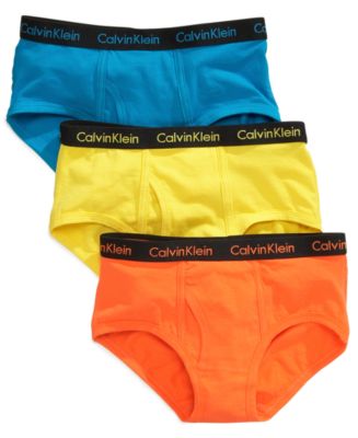 Calvin Klein Kids Underwear, Boys or Little Boys 3-Pack Briefs ...